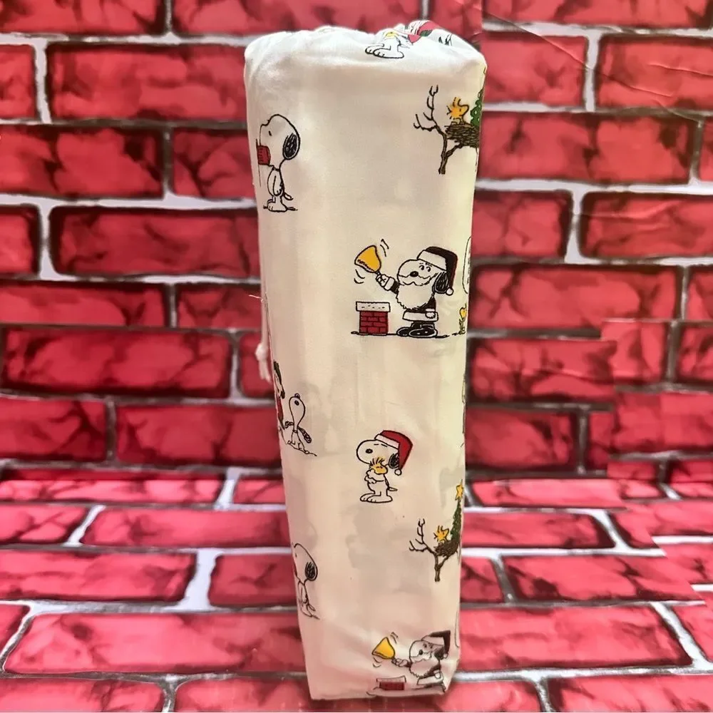 Peanuts Christmas Charlie Brown & Snoopy QUEEN Sheets